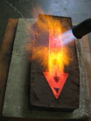 sand casting from the furnace